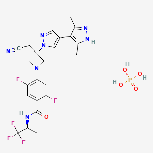 molecular formula C23H25F5N7O5P B8500734 Povorcitinib Phosphate CAS No. 1637677-33-8
