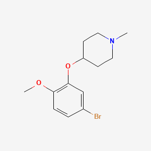 4-(5-Bromo-2-methoxy-phenoxy)-1-methyl-piperidine