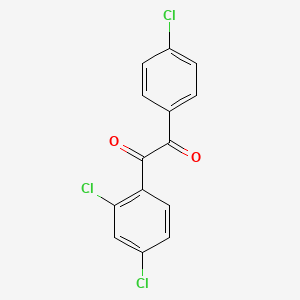 1-(4-Chlorophenyl)-2-(2,4-dichlorophenyl)ethane-1,2-dione