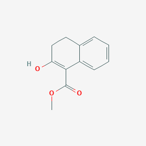 molecular formula C12H12O3 B8501244 Methyl 3,4-dihydro-2-hydroxy-1-naphthoate 