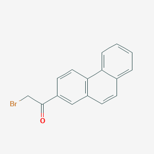 molecular formula C16H11BrO B8501259 2-Bromo-1-(phenanthren-2-YL)ethan-1-one CAS No. 34585-55-2