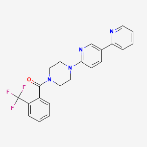 Piperazine,1-[2,3'-bipyridin]-6'-yl-4-[2-(trifluoromethyl)benzoyl]-