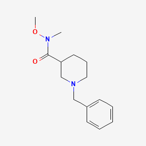 1-benzyl-N-methoxy-N-methylpiperidine-3-carboxamide