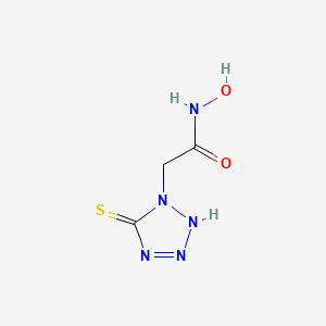 N-Hydroxy-2-(5-sulfanylidene-2,5-dihydro-1H-tetrazol-1-yl)acetamide