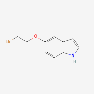 molecular formula C10H10BrNO B8501551 5-(2-Bromoethoxy)indole 