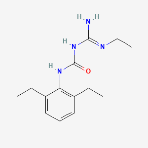 N-(2,6-diethylphenyl)-N'-(N-ethylcarbamimidoyl)urea