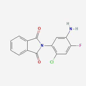 N-(2-chloro-4-fluoro-5-aminophenyl)phthalimide