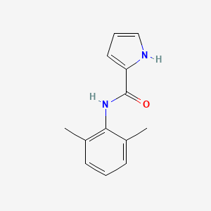 molecular formula C13H14N2O B8501588 N-(2,6-Dimethylphenyl)-1H-pyrrole-2-carboxamide 