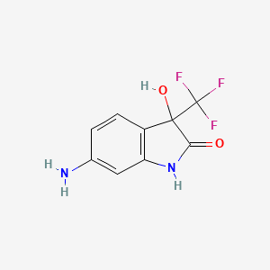 6-Amino-3-hydroxy-3-(trifluoromethyl)indolin-2-one