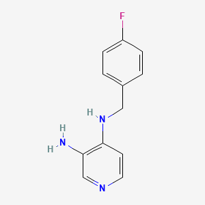 N4-(4-Fluorobenzyl)pyridine-3,4-diamine