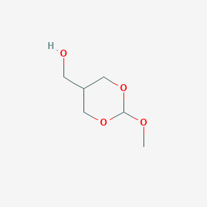 molecular formula C6H12O4 B8501649 (2-Methoxy-1,3-dioxan-5-yl)methanol 