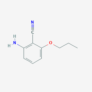 molecular formula C10H12N2O B8501697 2-Amino-6-propoxybenzonitrile 