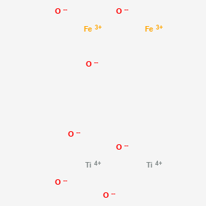 molecular formula Fe2O7Ti2 B085017 Iron titanium trioxide CAS No. 12022-71-8