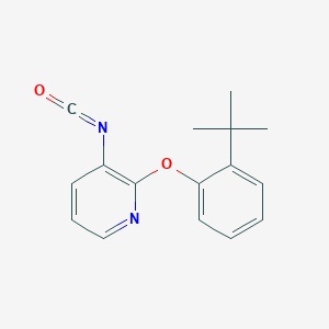 2-(2-Tert-butylphenoxy)-3-isocyanatopyridine
