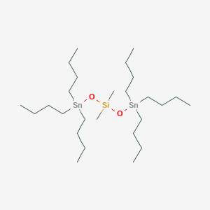 molecular formula C26H60O2SiSn2 B8501712 Bis(tri-n-butylstannyloxy)dimethylsilane CAS No. 21130-74-5