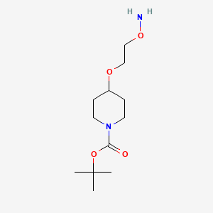 tert-Butyl 4-[2-(aminooxy)ethoxy]piperidine-1-carboxylate
