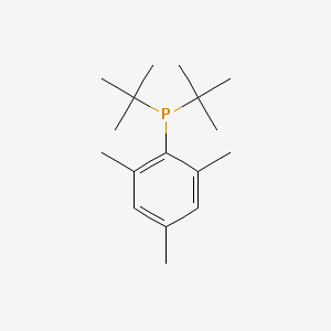 molecular formula C17H29P B8501757 Di-tert-butyl(2,4,6-trimethylphenyl)phosphane CAS No. 578763-02-7
