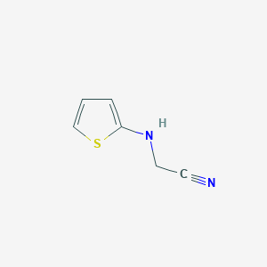 molecular formula C6H6N2S B8501791 2-(2-Thienyl)aminoacetonitrile 