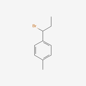 molecular formula C10H13Br B8502062 1-(1-Bromopropyl)-4-methylbenzene 