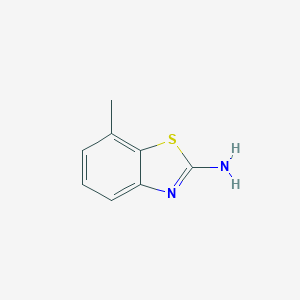 molecular formula C8H8N2S B085021 7-Methylbenzo[d]thiazol-2-amine CAS No. 14779-18-1