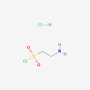 molecular formula C2H7Cl2NO2S B8502321 Tauryl chloride hydrochloride 
