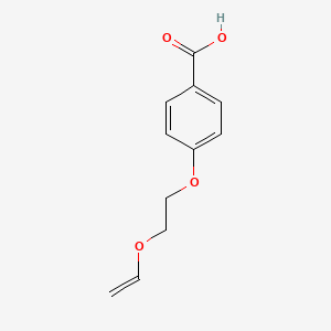 molecular formula C11H12O4 B8502368 4-[2-(Ethenyloxy)ethoxy]benzoic acid CAS No. 61241-01-8
