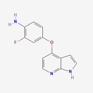 2-Fluoro-4-(1H-pyrrolo[2,3-b]pyridin-4-yloxy)aniline