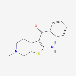 2-Amino-3-benzoyl-6-methyl-4,5,6,7-tetrahydrothieno[2,3-c]pyridine