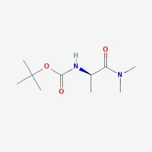 tert-butyl N-[(1R)-1-(dimethylcarbamoyl)ethyl]carbamate