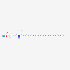 Octadecanamide, N-(2-(sulfooxy)ethyl)-, monosodium salt