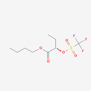 (S)-2-(Trifluoromethylsulfonyloxy)butanoic acid butyl ester