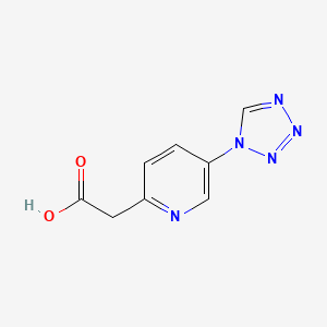 2-(5-(1H-tetrazol-1-yl)pyridin-2-yl)acetic acid