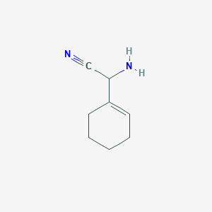 2-(Cyclohex-1-enyl)-2-aminoethanenitrile