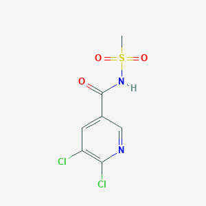 5,6-dichloro-N-(methylsulfonyl)nicotinamide