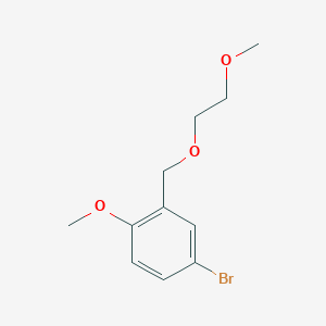 4-Bromo-1-methoxy-2-(2-methoxy-ethoxymethyl)-benzene