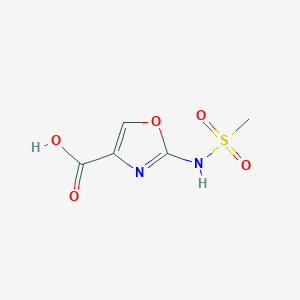 2-[(Methylsulfonyl)amino]-1,3-oxazole-4-carboxylic acid