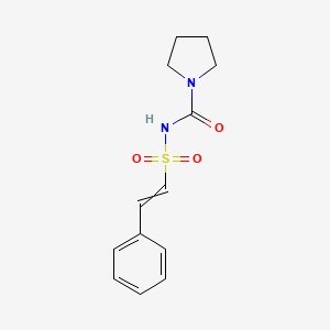 N-(2-Phenylethenesulfonyl)pyrrolidine-1-carboxamide