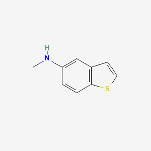 molecular formula C9H9NS B8502726 5-(Methylamino)benzo[b]thiophene 
