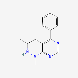 1,3-Dimethyl-5-phenyl-1,2,3,4-tetrahydropyridazino[3,4-d]pyrimidine