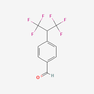 Benzaldehyde, 4-[2,2,2-trifluoro-1-(trifluoromethyl)ethyl]-