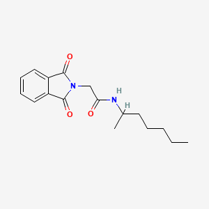 N-(1-methylhexyl)-2-phthalimidoacetamide