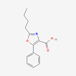 2-Butyl-5-phenyl-oxazole-4-carboxylic acid