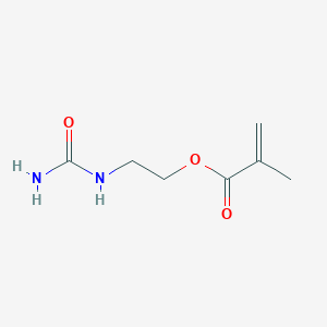 molecular formula C7H12N2O3 B8503159 2-(Carbamoylamino)ethyl 2-methylprop-2-enoate CAS No. 4206-97-7