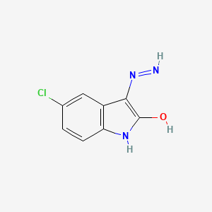 molecular formula C8H6ClN3O B8503179 5-Chloro-3-hydrazonooxindole 