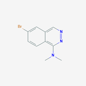 molecular formula C10H10BrN3 B8503192 (6-Bromo-phthalazin-1-yl)-dimethyl-amine 
