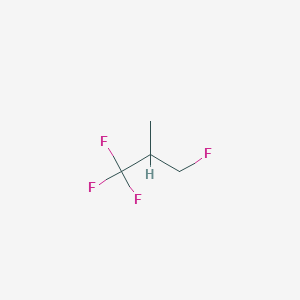molecular formula C4H6F4 B8503210 1,1,1,3-Tetrafluoro-2-methylpropane CAS No. 161791-27-1