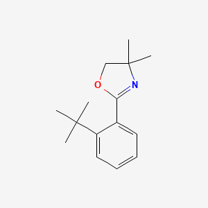 molecular formula C15H21NO B8503211 2-(2-tert-Butylphenyl)-4,4-dimethyl-4,5-dihydro-1,3-oxazole CAS No. 87306-63-6