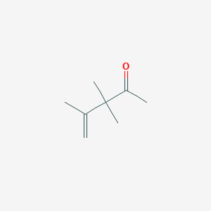 molecular formula C8H14O B8503262 3,3,4-Trimethylpent-4-en-2-one CAS No. 4168-03-0