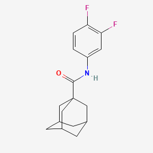 molecular formula C17H19F2NO B8503323 N-(3,4-Difluorophenyl)-1-adamantanecarboxamide 