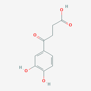 molecular formula C10H10O5 B8503338 3-(3,4-Dihydroxybenzoyl)propionic acid 